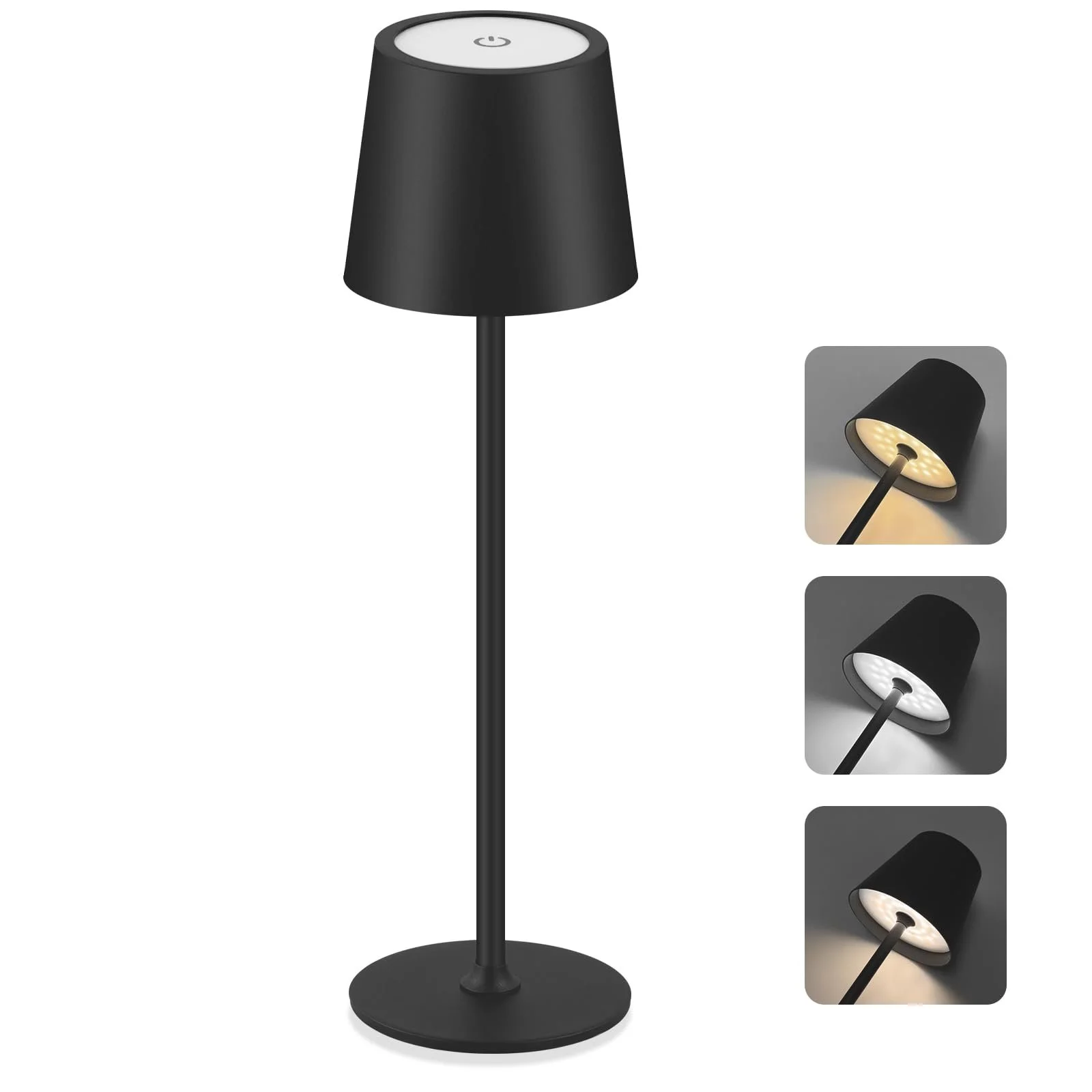 Настільна лампа CNMTCCO LED Акумуляторна 5200 мАг Сенсорна Водонепроникна, фото №1