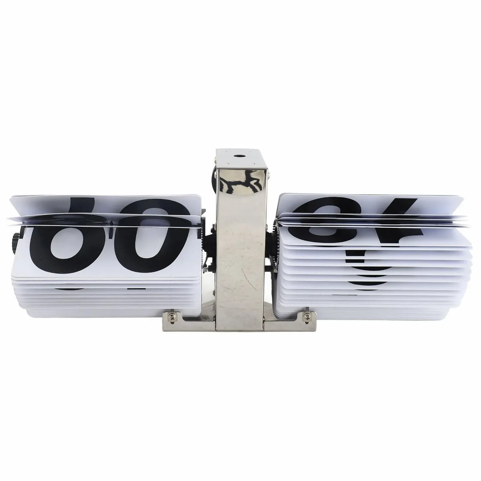 Перекидные часы в стиле ретро PODSJD, нержавеющая сталь и ПВХ, крупные цифры, тип 2, фото №1