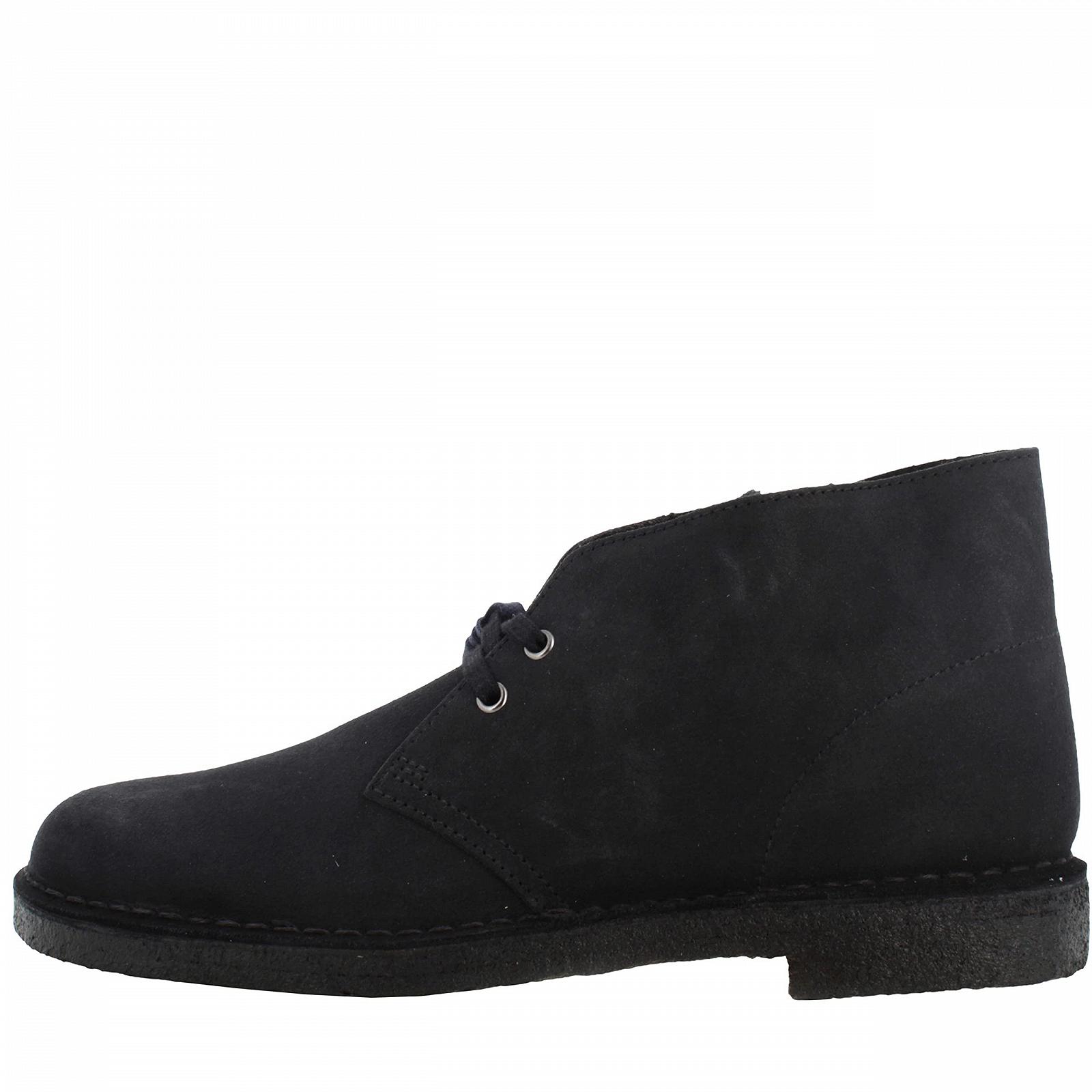 Черевики Desert Clarks ORIGINALS замша, шкіра, чорний, фото №3