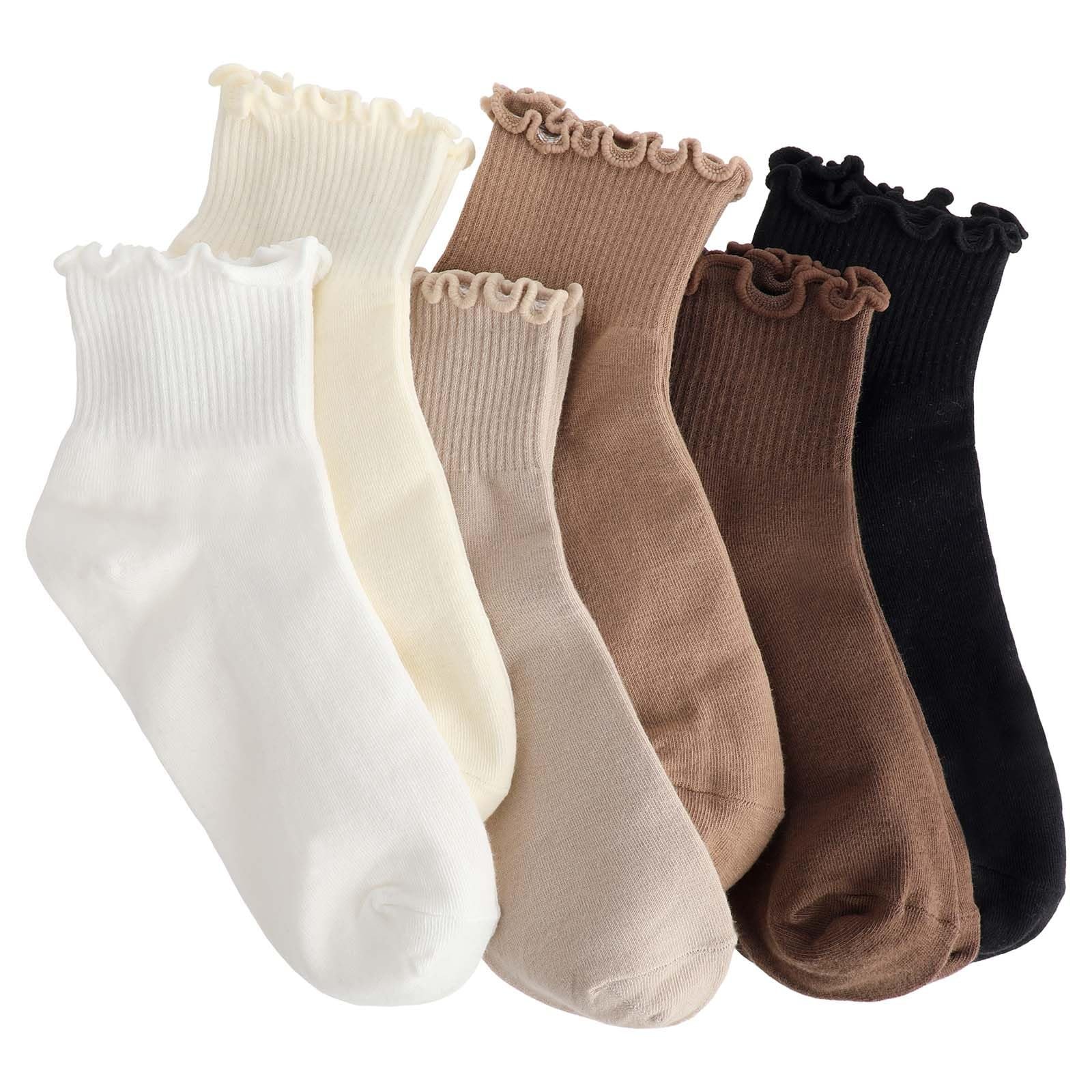 Шкарпетки з рюшами TIESOME Бавовняні 6 пар, фото №1