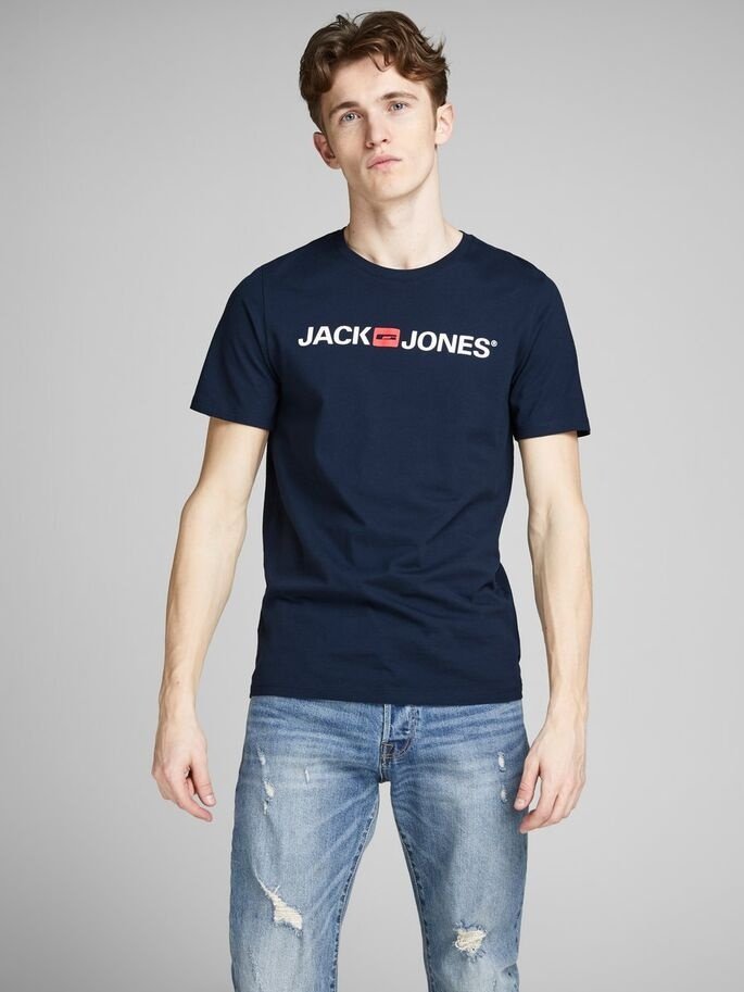 Футболка Jack&Jones 12137126 Темно-синий S, фото №1