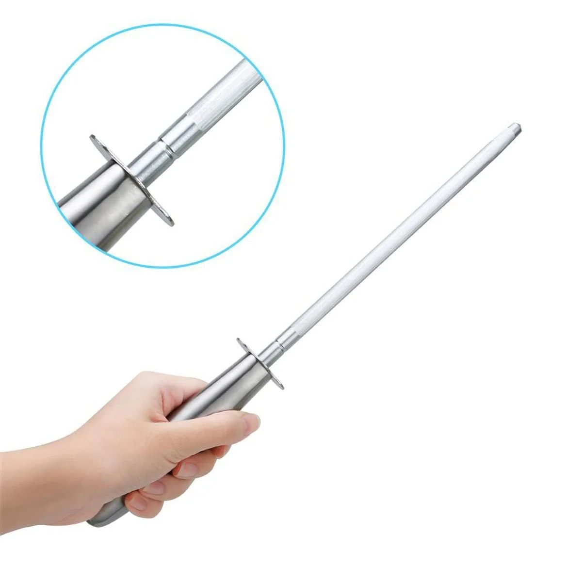 Мусат 35 x 4 см Stainless Steel Сріблястий, фото №4