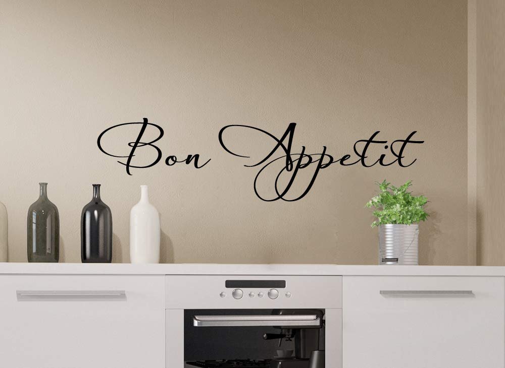 Наклейка на стіну Gran Dora 1056 W Bon Appetit Kitchen Quote, фото №3