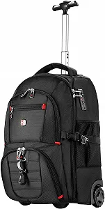 Рюкзак на колесах star cloud Travel 21 x 14 x 9" с отделением для ноутбука 17.3" влагоотталкивающий 45 л 2.7 кг - Фото 1