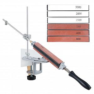 Купити Точило для ножів Acouto Професійна з 6 каменями 360° поворотна Нержавіюча сталь - Фото 1 Точило для ножів Acouto Професійна з 6 каменями 360° поворотна Нержавіюча сталь - Фото 1