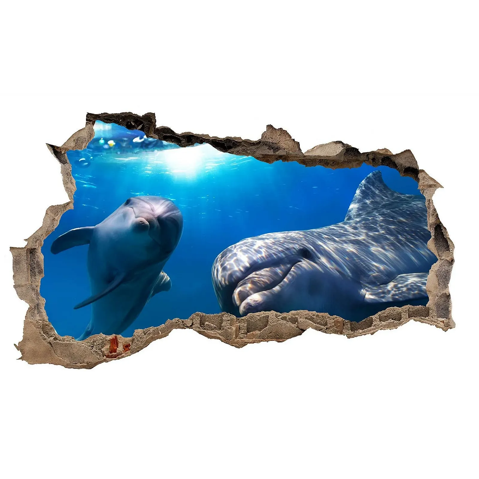 3D Наклейка на стіну Finest Folia Прорив тварин 60 x 100 см, фото №1