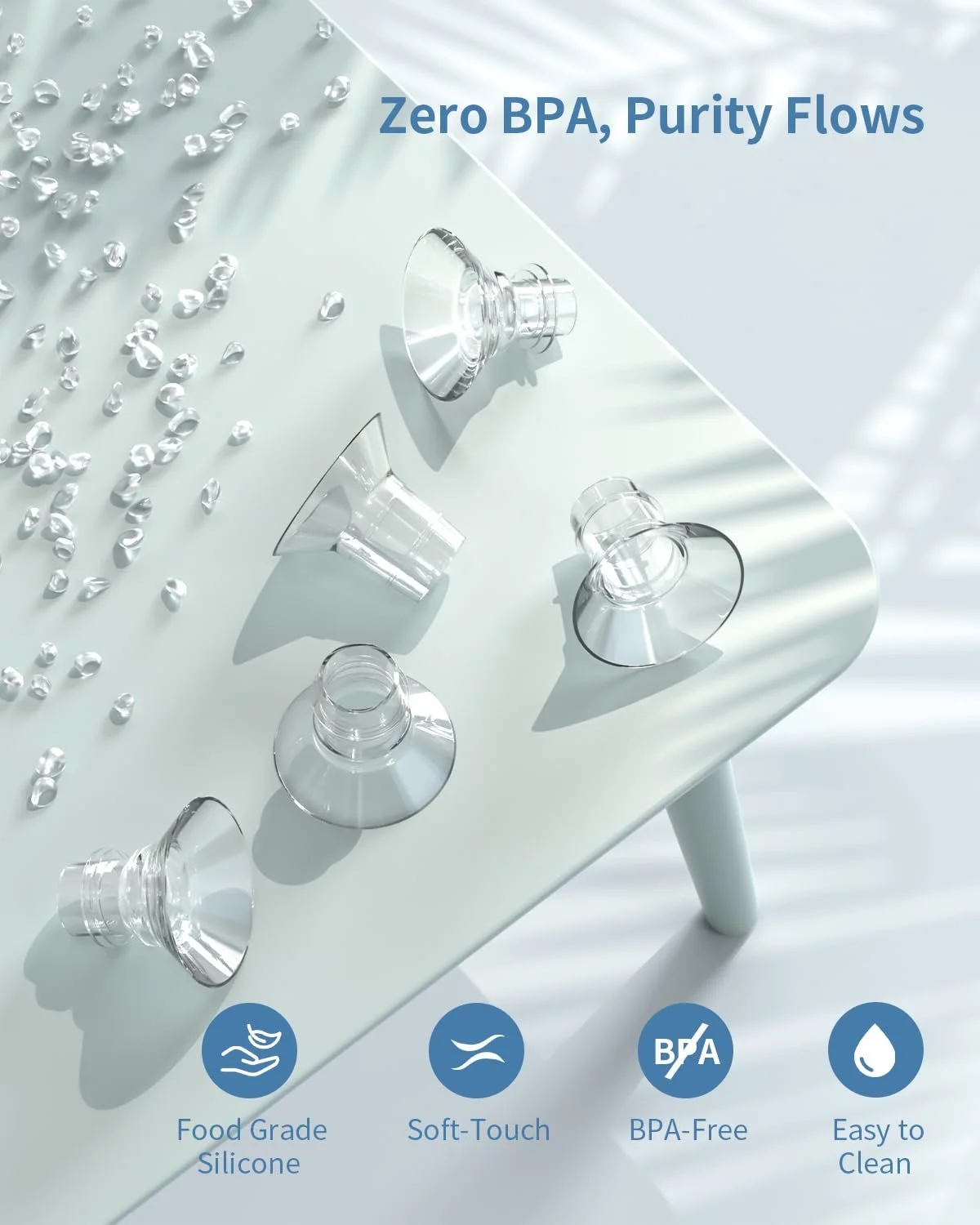 Вставка для фланця 10 шт. 13/15/17/19/21 мм, аксесуари для електричних молоковідсмоктувачів, може зменшити канал 24 мм до інших розмірів, без BPA, фото №8 Вставка для фланця 10 шт. 13/15/17/19/21 мм, аксесуари для електричних молоковідсмоктувачів, може зменшити канал 24 мм до інших розмірів, без BPA, фото №8