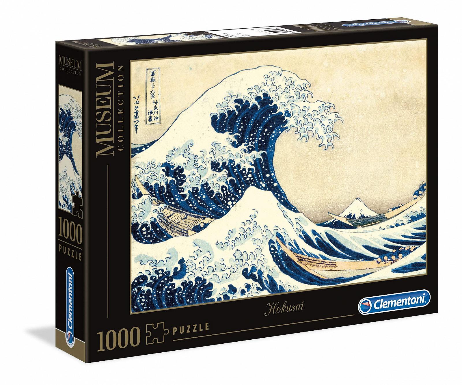 Пазл Clementoni Museum Collection Hokusai The Great Wave 1000 деталей Різнокольоровий, фото №1