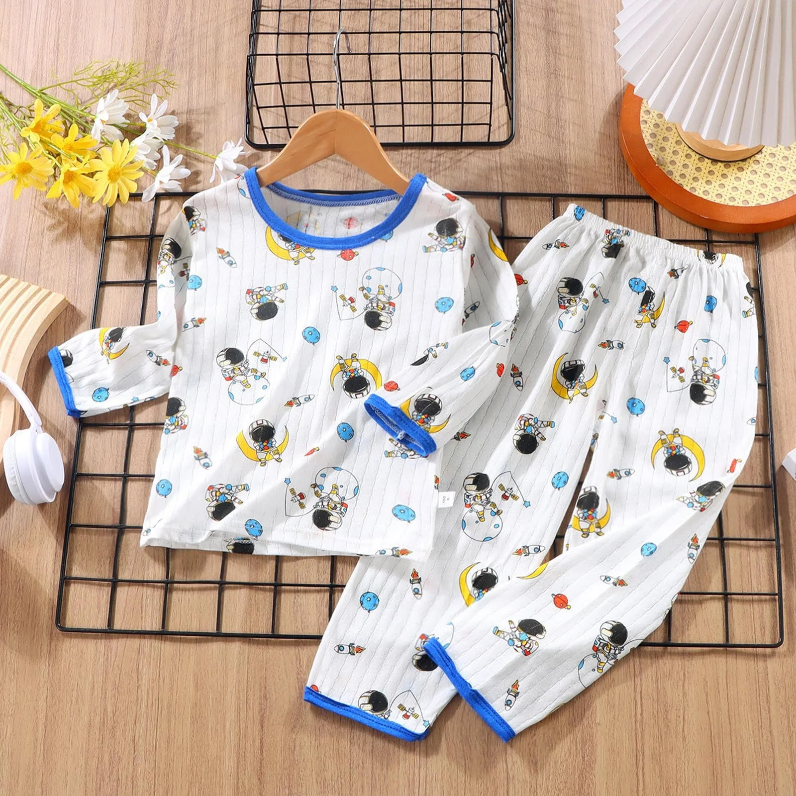 Дитяча піжама для дівчаток та хлопчиків Динозавр, фото №2