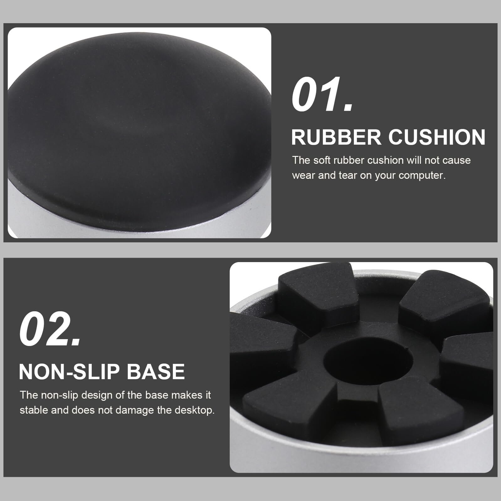 Підставка для ноутбука OUNONA Охолоджуюча Портативна Нековзна, фото №3 Підставка для ноутбука OUNONA Охолоджуюча Портативна Нековзна, фото №3