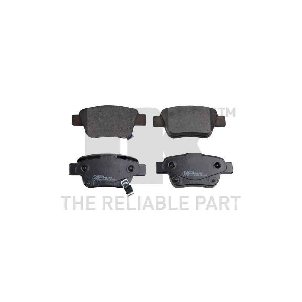 Комплект тормозных колодок NK 224563 для TOYOTA, задняя ось, фото №1