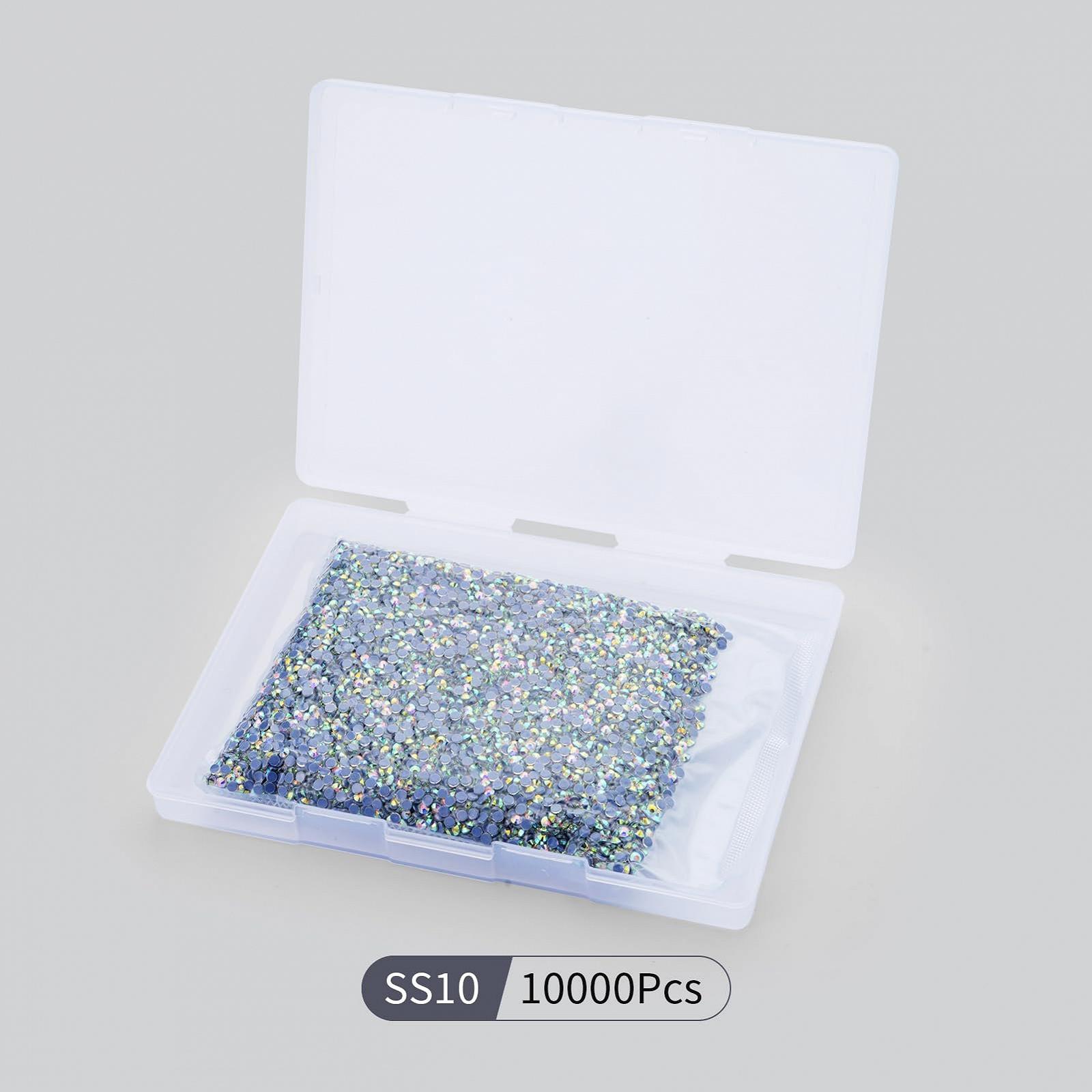 Термоклеевые Стразы Без бренда SS10 ClearAB, 2.7-2.9 мм, фото №7