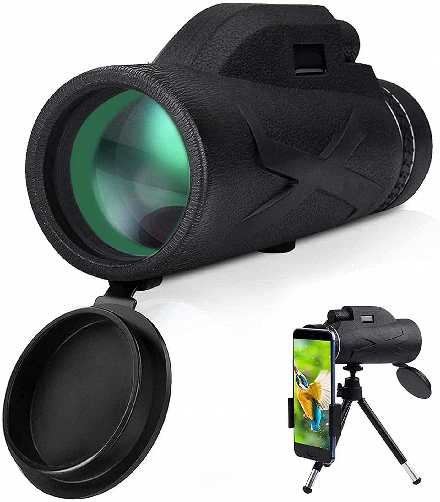 Монокуляр-телескоп 40x60 HD водонепроникний з тримачем для штатива, фото №1