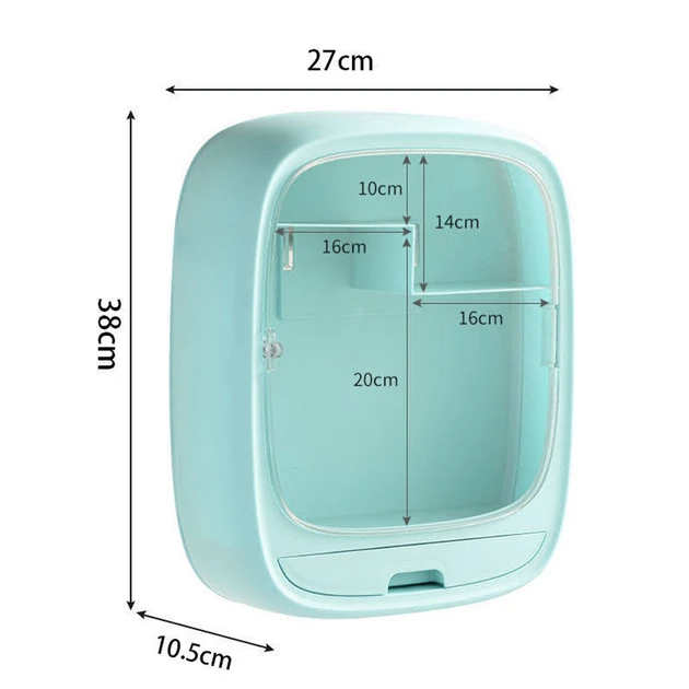 Органайзер для косметики настенный U-Beauty Wall Cosmetic Box подвесной бьюти бокс с прозрачной дверцей и ящик, фото №2 Органайзер для косметики настенный U-Beauty Wall Cosmetic Box подвесной бьюти бокс с прозрачной дверцей и ящик, фото №2