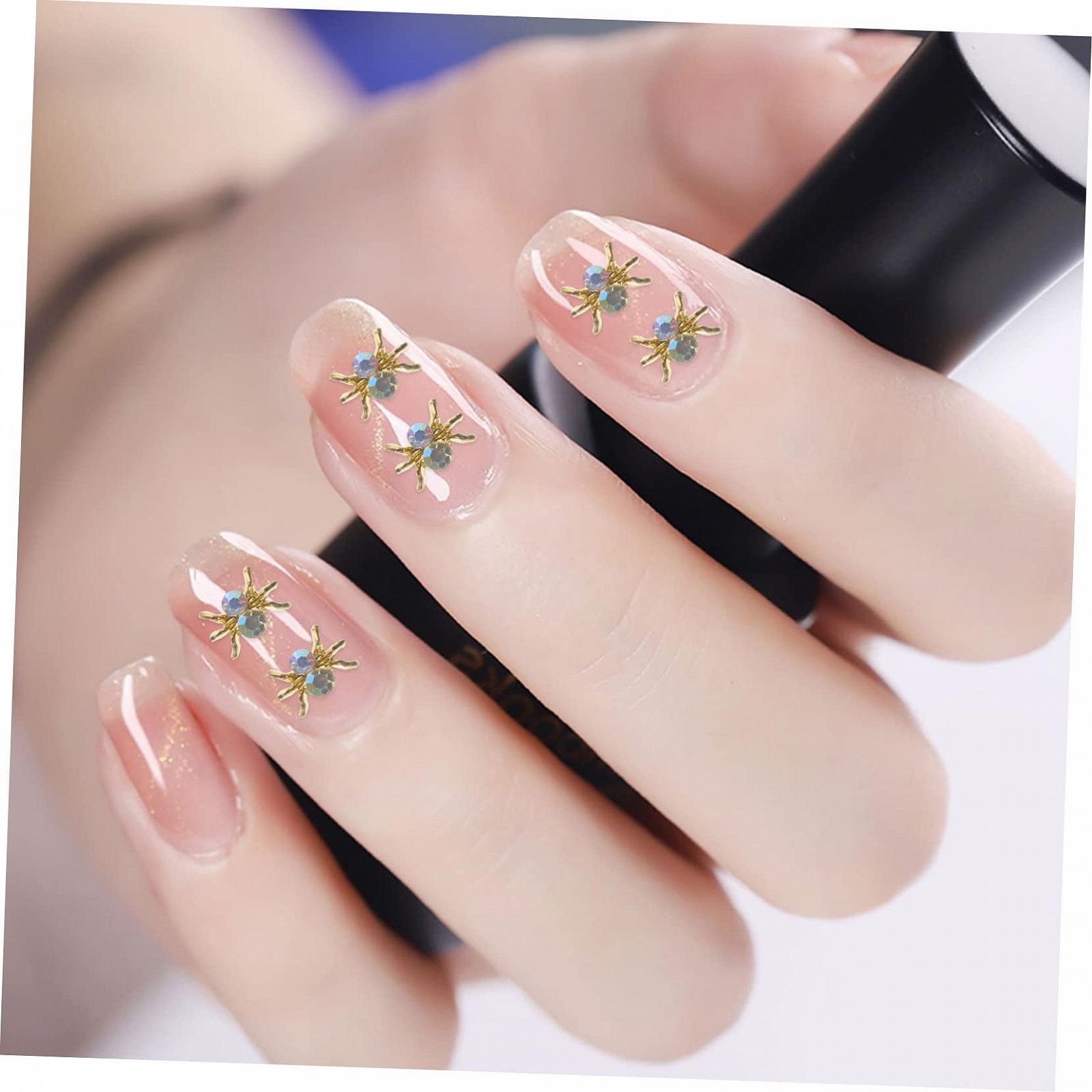 Украшения для ногтей Паук Healvian 400 шт. Кристалл, фото №4