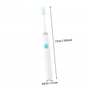 Дитяча електрична звукова зубна щітка Gatuida Дорожня на батарейках synthetic.ua - Фото 1