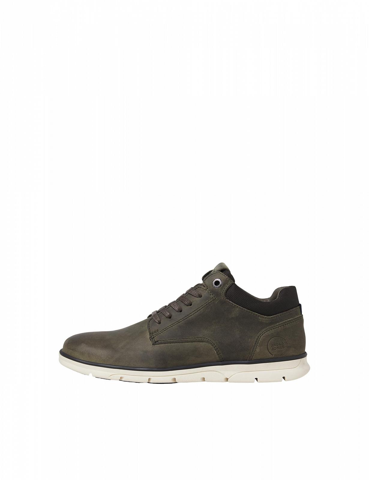Черевики JACK & JONES Jfwglendale Шкіряні На Шнурівці, фото №1