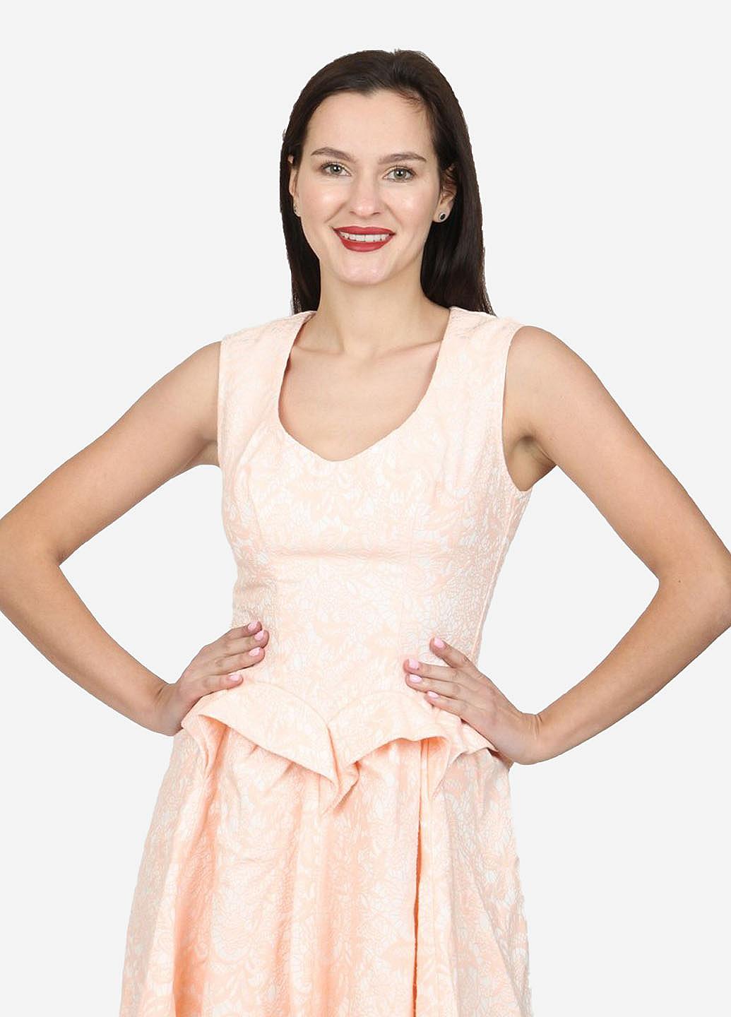 Платье Enna Levoni S Персиковый (ND-13785-Peach), фото №8