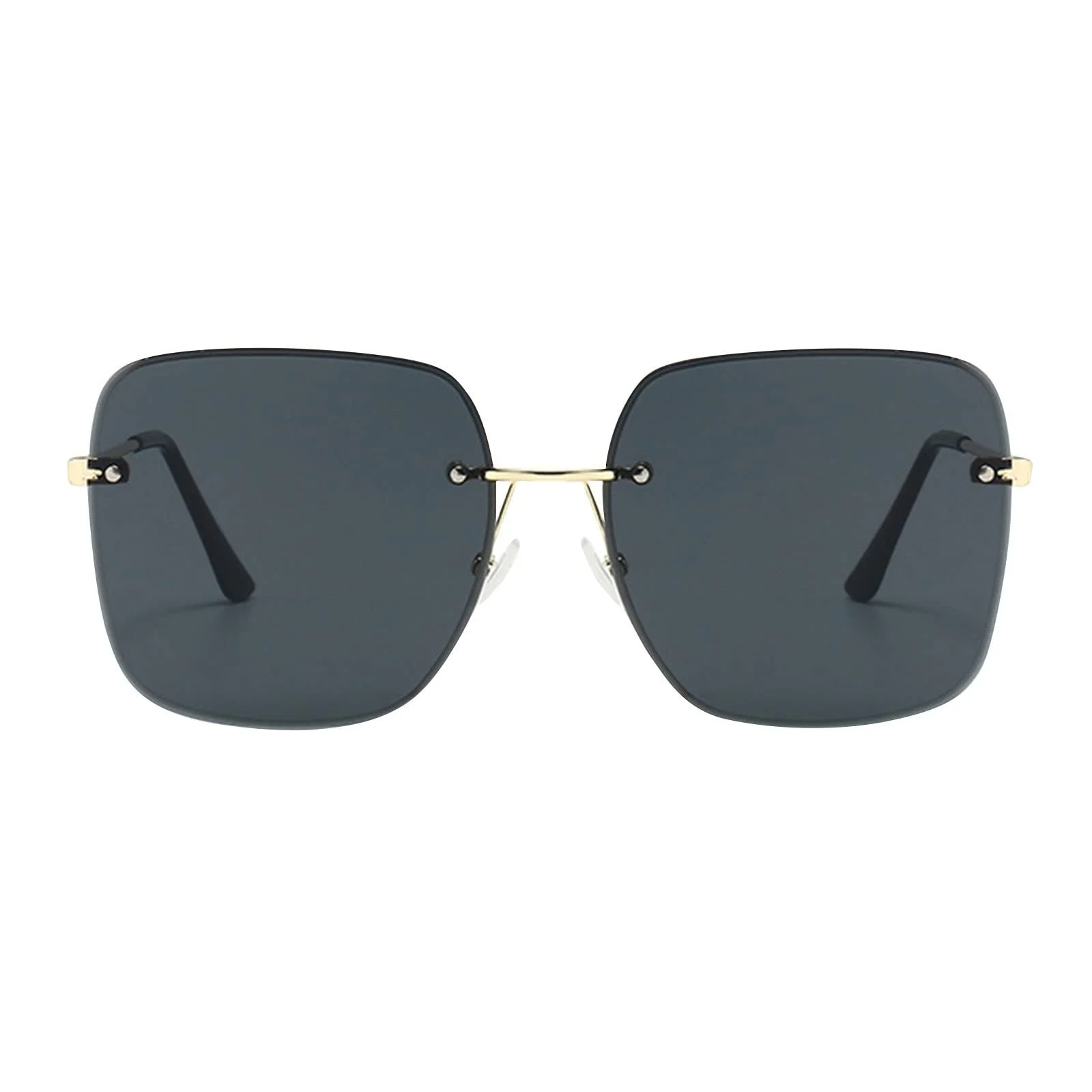 Уличные Модные Круглые Поляризованные Без Ободка Солнцезащитные, фото №1 Уличные Модные Круглые Поляризованные Без Ободка Солнцезащитные, фото №1