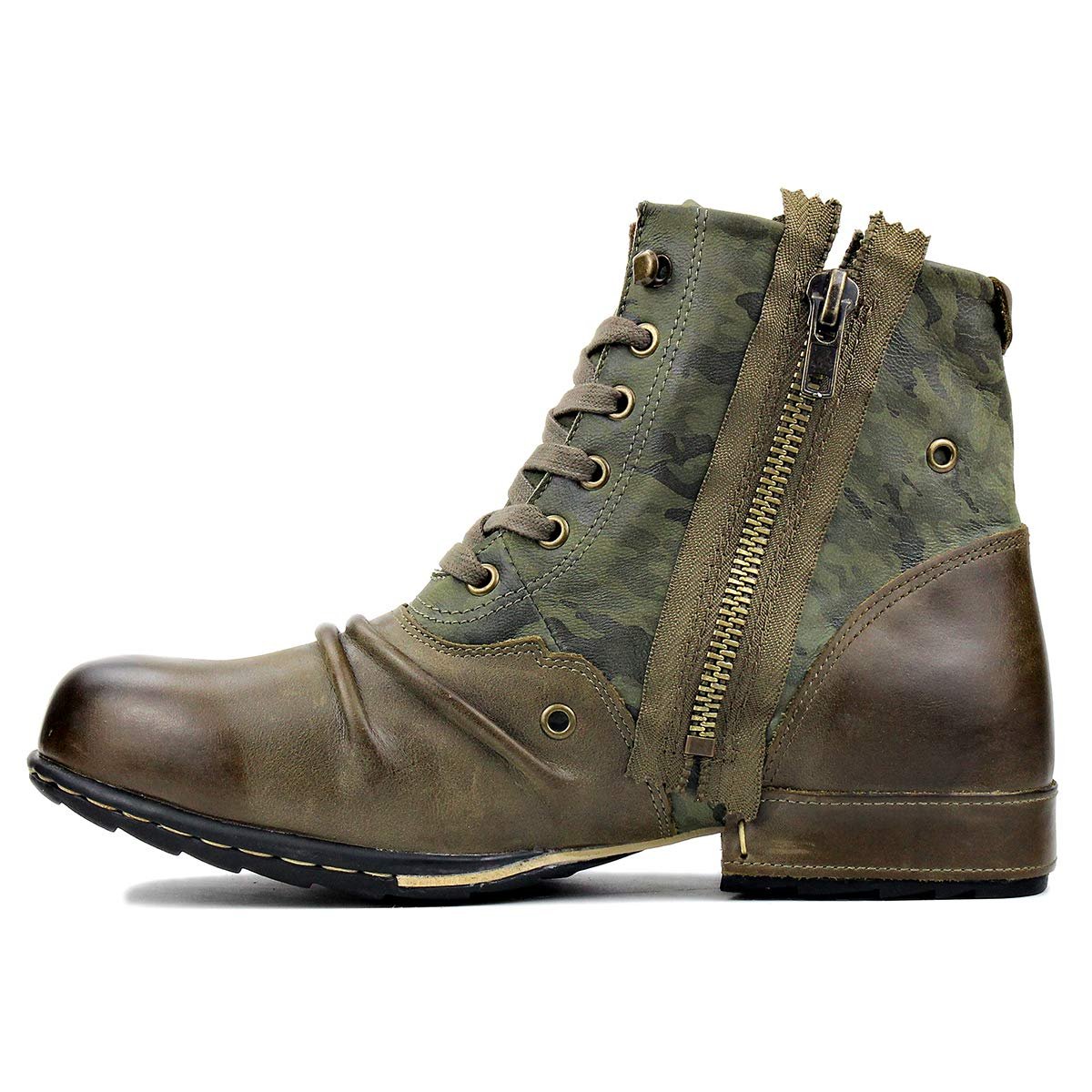 Ботинки OSSTONE OS-5008-8-Green-DE Мужские Кожаные, фото №4