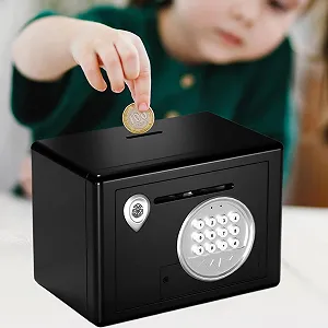 Скарбничка-сейф електронна з кодовим замком та сенсорним керуванням synthetic.ua - Фото 1