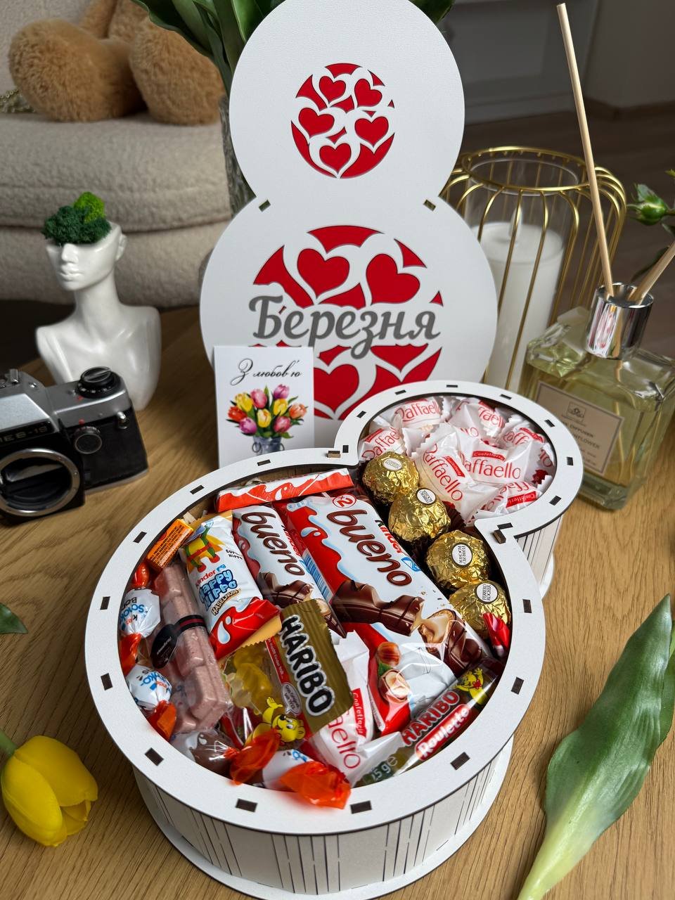 Набор сладостей в подарочных коробках до 8 марта, фото №3 Набор сладостей в подарочных коробках до 8 марта, фото №3