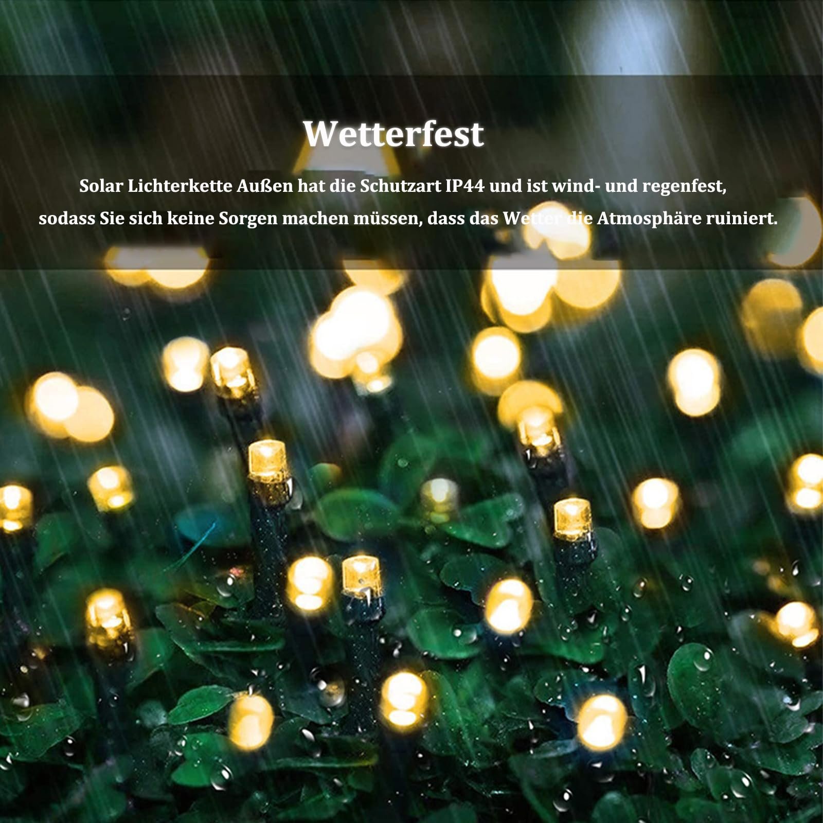 Гірлянда ENLACE Сонячна 5 м 20 LED Теплий білий, фото №5