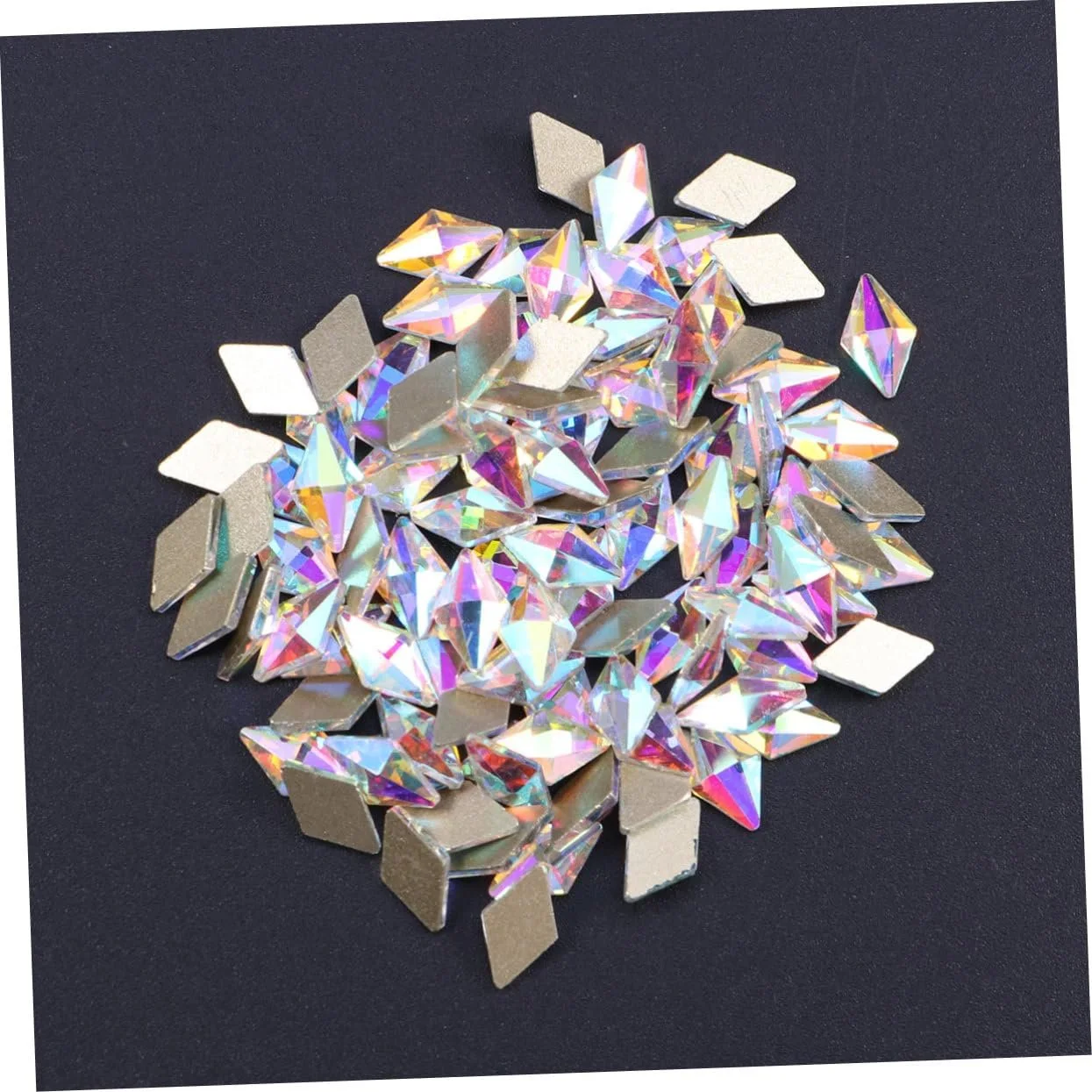Украшение Стразы FRCOLOR 300 штук Декоративные стразы Кристаллы для ногтей Блестящие кристаллы для ногтей Бриллиантовые драгоценные камни Блестки для украшения ногтей, фото №7
