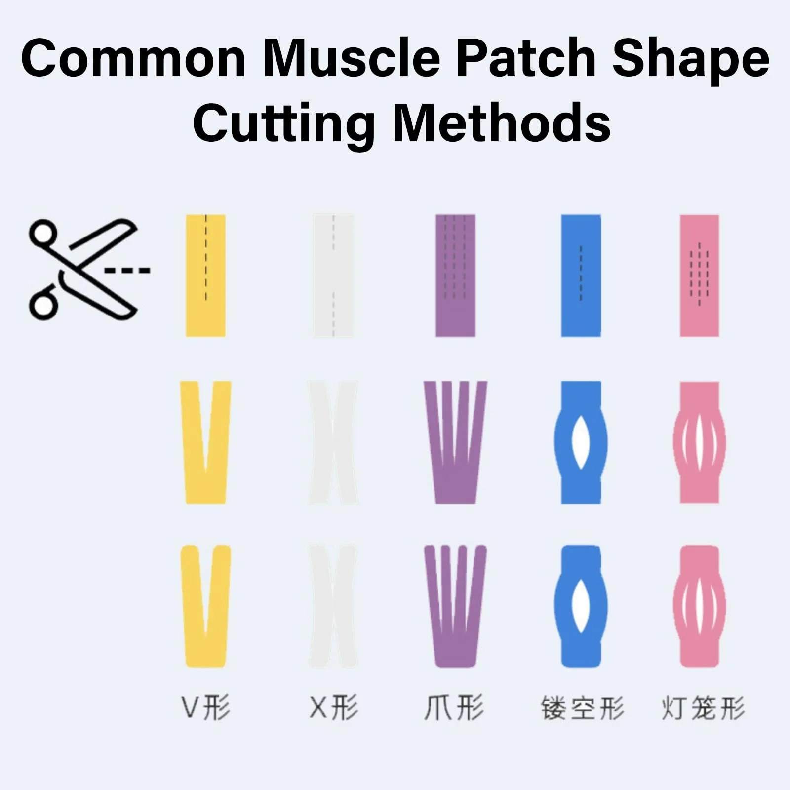 Тейп для обличчя Landrain 2,5 см x 5 м 5 шт. Фіолетовий, Червоний, Помаранчевий, Синій, Білий, фото №5 Тейп для обличчя Landrain 2,5 см x 5 м 5 шт. Фіолетовий, Червоний, Помаранчевий, Синій, Білий, фото №5