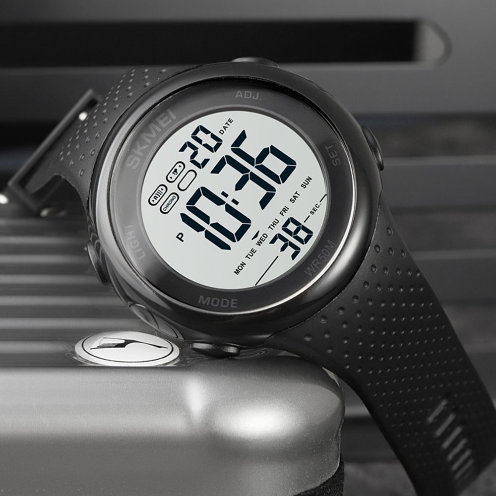 Годинник Skmei 1856BKWT Чорно-білий, фото №4 Годинник Skmei 1856BKWT Чорно-білий, фото №4
