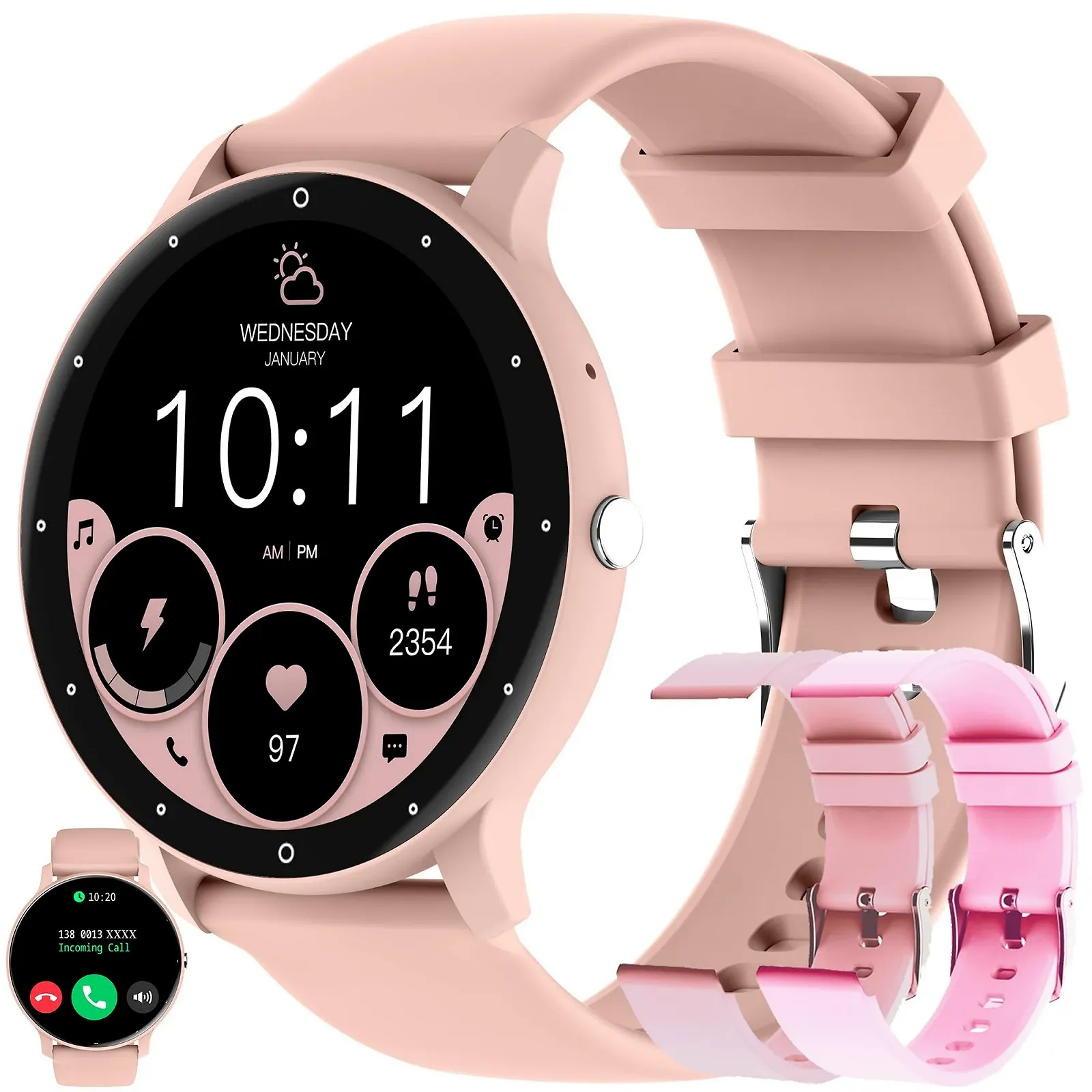 Смарт-часы Женские ZPIMY 1.39 Inch, фото №1 Смарт-часы Женские ZPIMY 1.39 Inch, фото №1