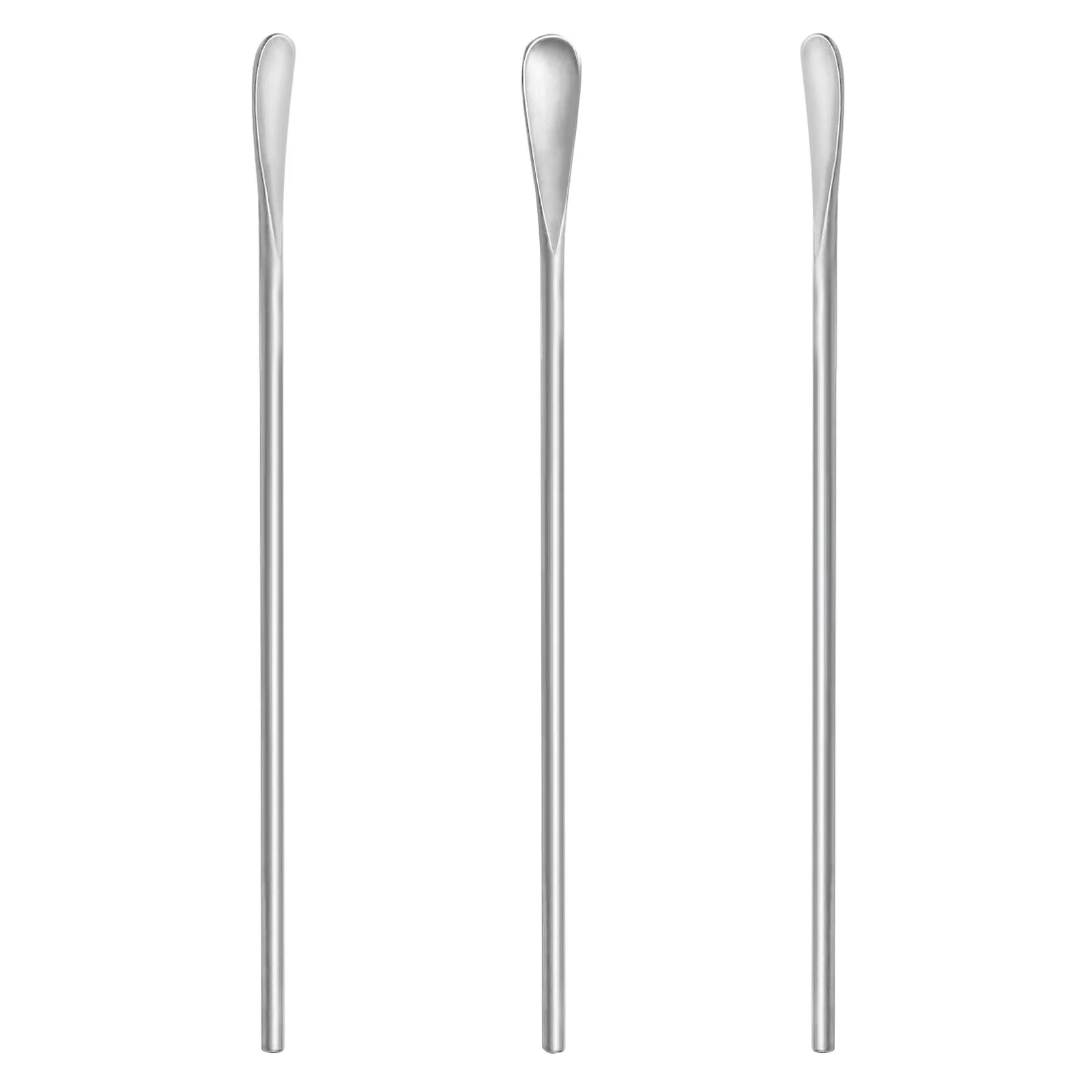 Ложка для розмішування Latte металева з довгою ручкою 3 шт, нержавіюча сталь 304, фото №1 Ложка для розмішування Latte металева з довгою ручкою 3 шт, нержавіюча сталь 304, фото №1