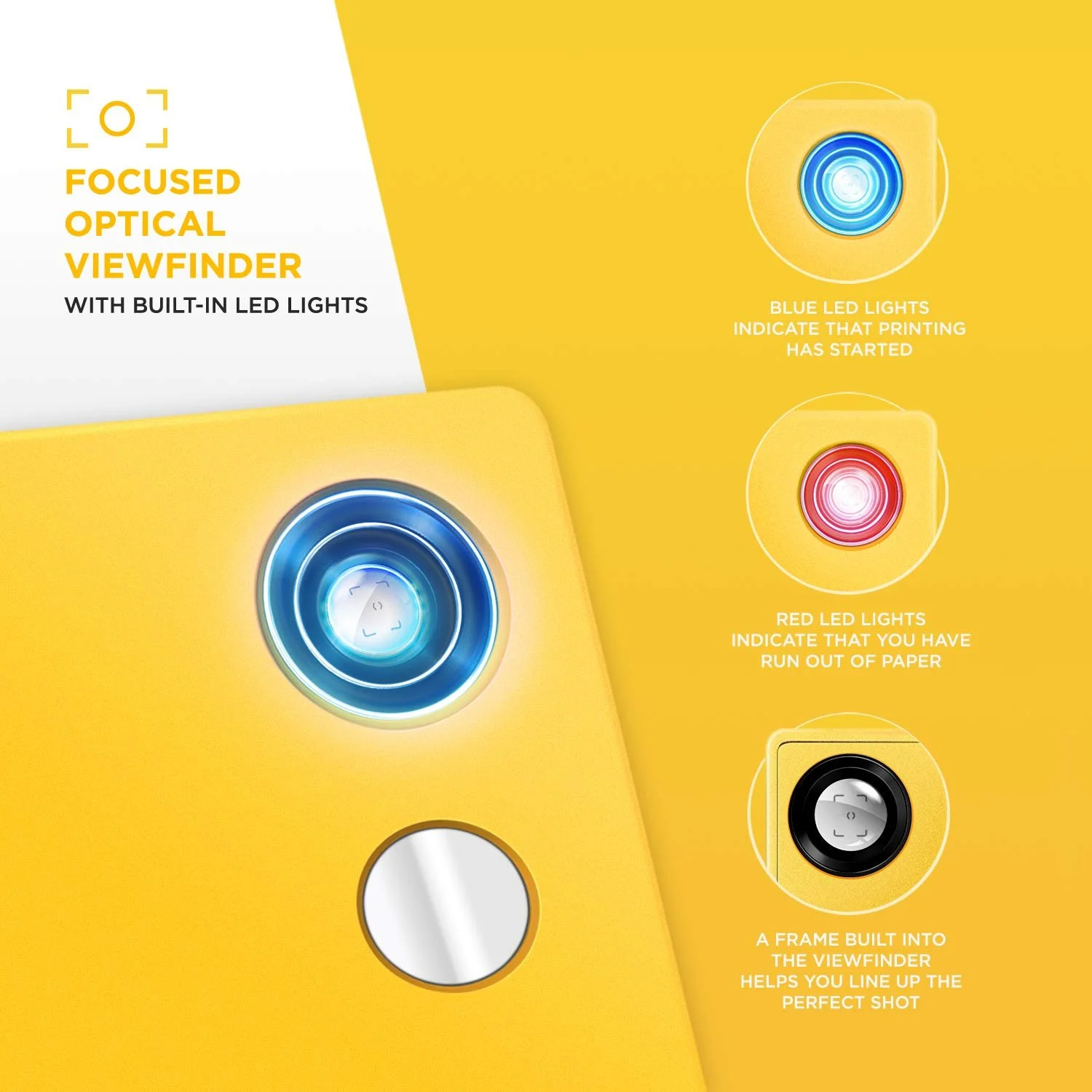 Фотокамера мгновенной печати Polaroid Mint 2-в-1 Принтер 16MP Vertical Design Zink, фото №2