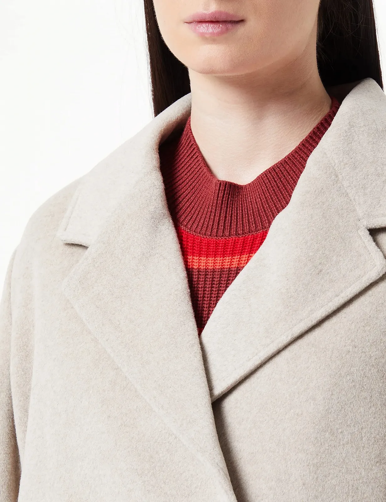 Пальто Armani Exchange Максі Однобортне на Ґудзиках з Поясом Вовна Жіноче, фото №3 Пальто Armani Exchange Максі Однобортне на Ґудзиках з Поясом Вовна Жіноче, фото №3