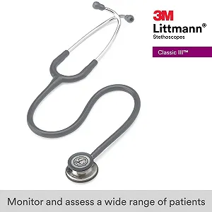 Стетоскоп 3M Littmann Classic III 69 см Серый synthetic.ua - Фото 1