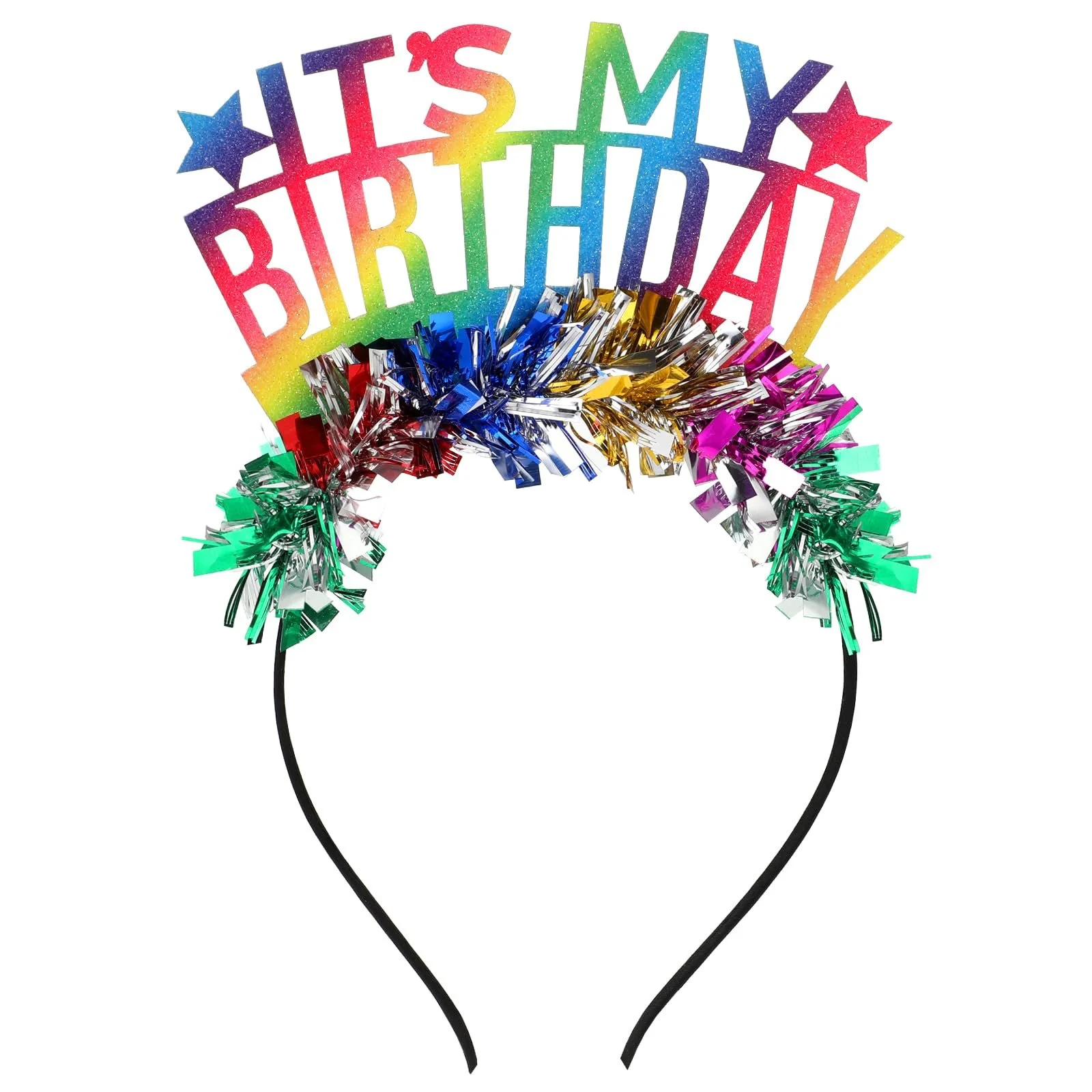 Обруч На День Рождения Радужный, фото №1 Обруч На День Рождения Радужный, фото №1