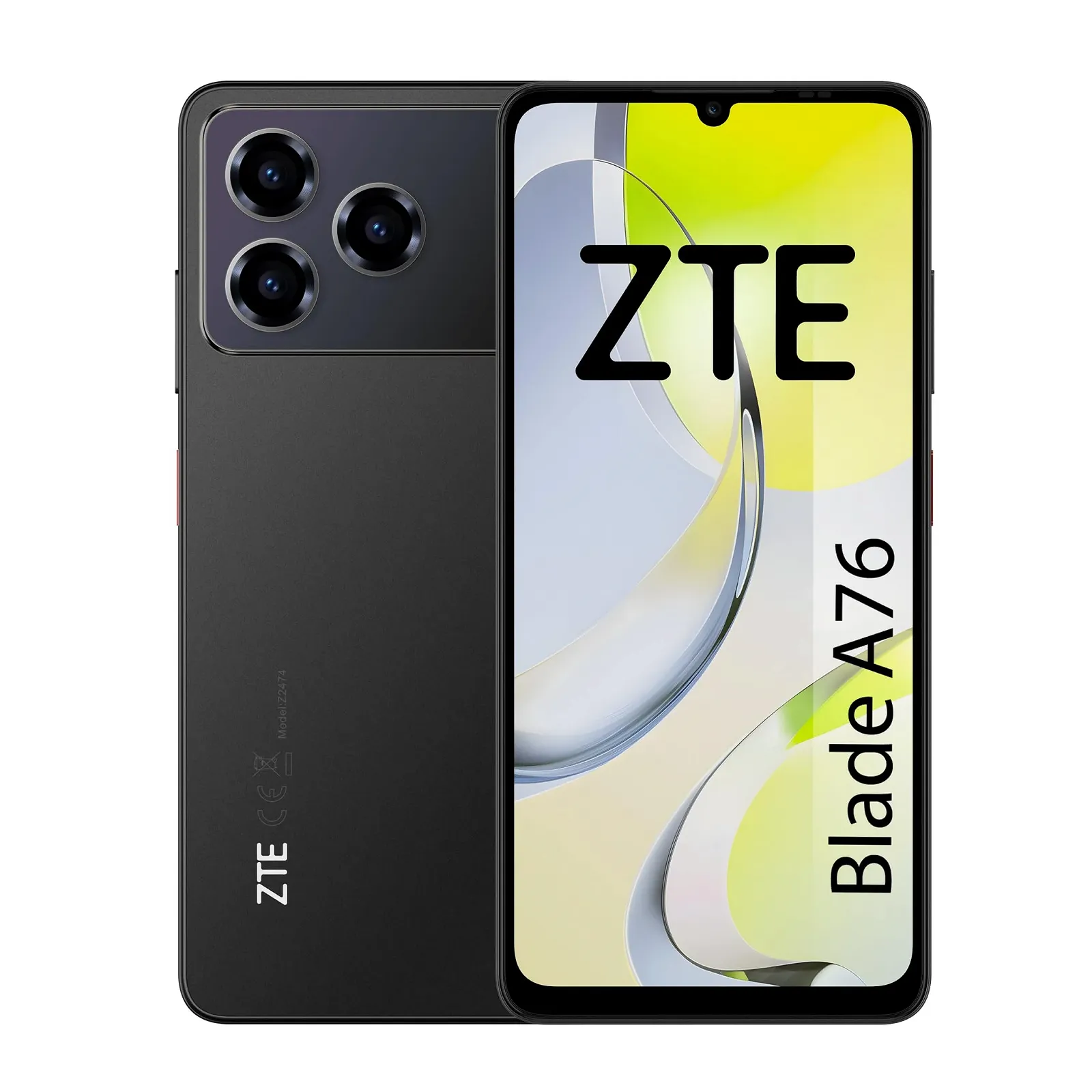 Смартфон ZTE Blade A76 4GB 128GB Чорний, фото №1