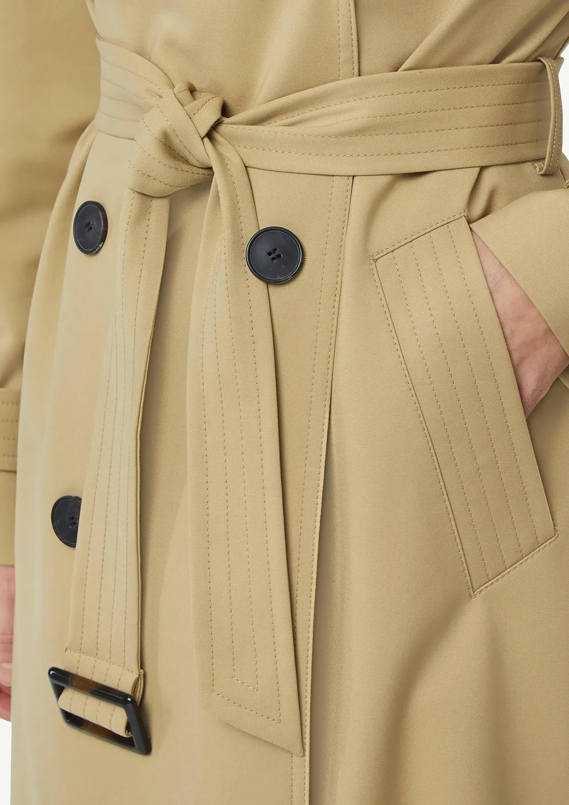 Тренч comma Classic Двубортный На Пуговицах, фото №3 Тренч comma Classic Двубортный На Пуговицах, фото №3