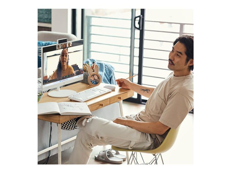 ПК HP All-in-One 23.8" FHD Intel Core i5-1335U 8GB DDR4 512GB SSD Intel Iris Xe Windows 11 Home Білий, фото №4