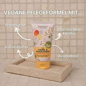 Крем для рук та нігтів Jean & Len Mango & Avocado з олією ши та какао, 75 мл synthetic.ua - Фото 1