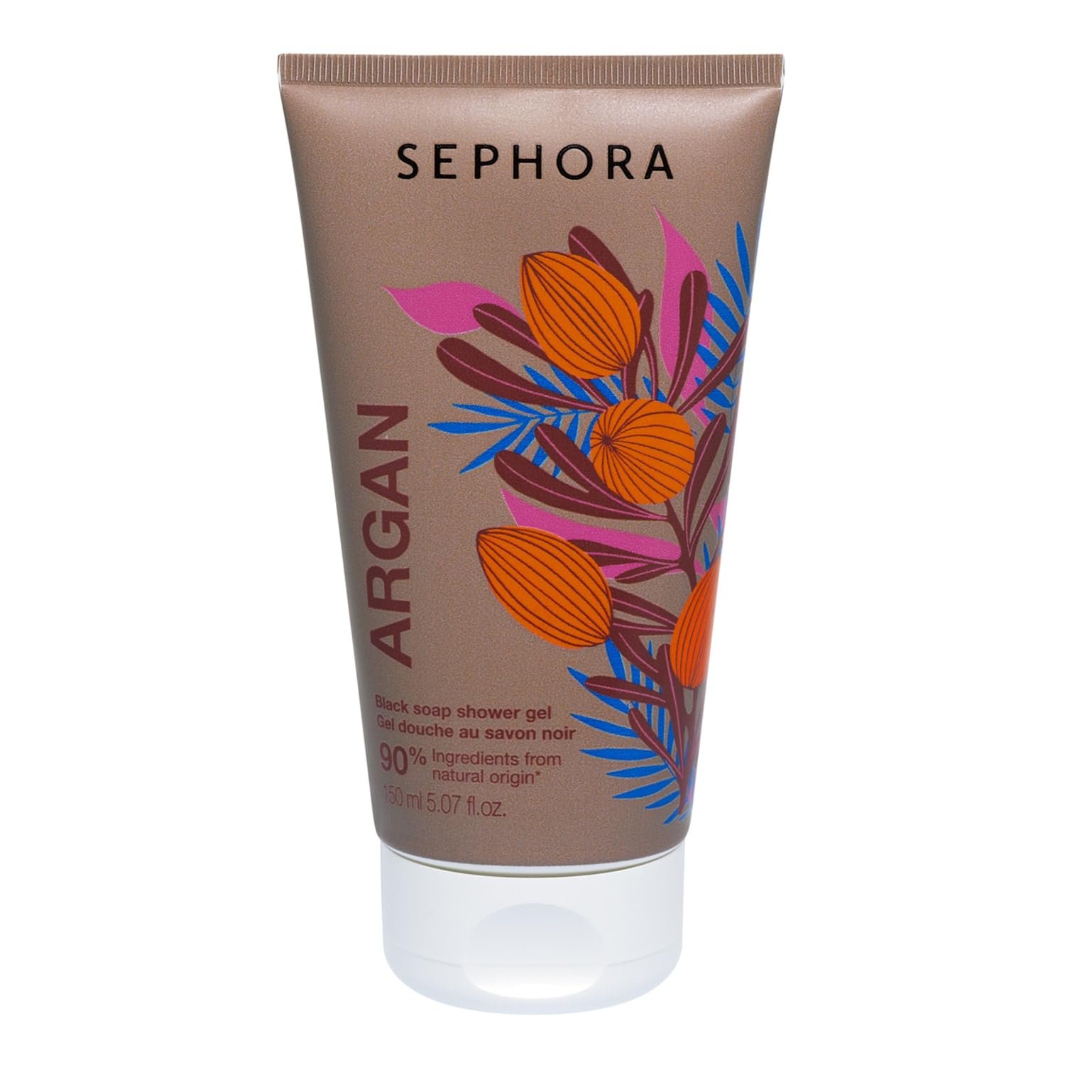 Гель для душу SEPHORA Black Soap Argan 150 мл 90% натуральних інгредієнтів, фото №1 Гель для душу SEPHORA Black Soap Argan 150 мл 90% натуральних інгредієнтів, фото №1