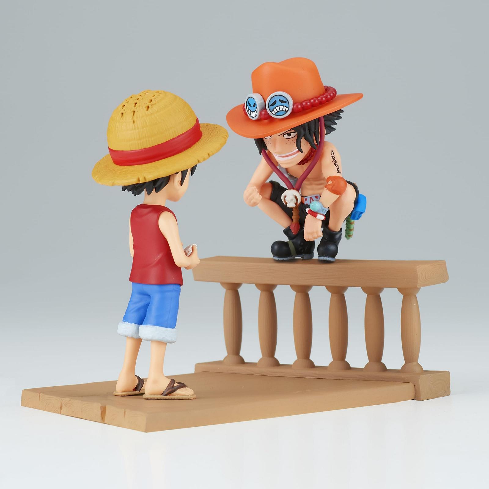 Фігурка Banpresto One Piece World Collectable Log Stories Monkey D. Luffy & Portgas D. Ace, 8 см, різнобарвна, фото №3