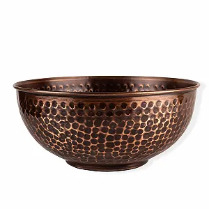 Миска GoCraft Antique медная кованая ручной работы 19 см - Фото 1
