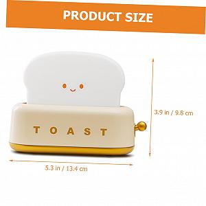 COOLHIYA Светильник Toaster Night Light для спальни детский розовый цена на synthetic.ua - Фото 1 COOLHIYA Светильник Toaster Night Light для спальни детский розовый synthetic.ua - Фото 1