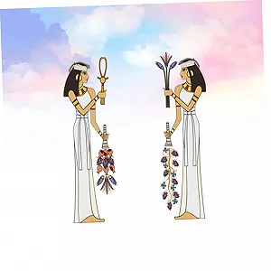 Наклейка на стіну Angoily Egyptian Maid ПВХ synthetic.ua - Фото 1