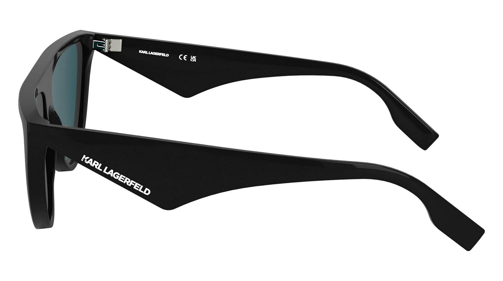 Унісекс Сонцезахисні окуляри KARL LAGERFELD KL6185S, Чорний, One Size, чорний, фото №3