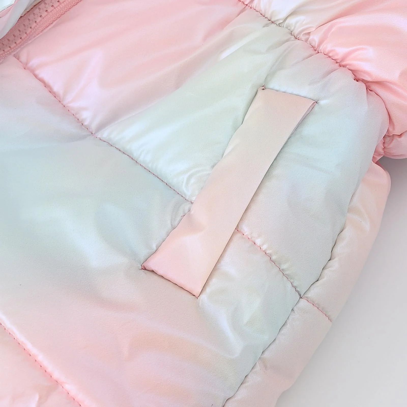 Зимова куртка для дівчат, пуховик, тепла зимова стьобана куртка, фото №3