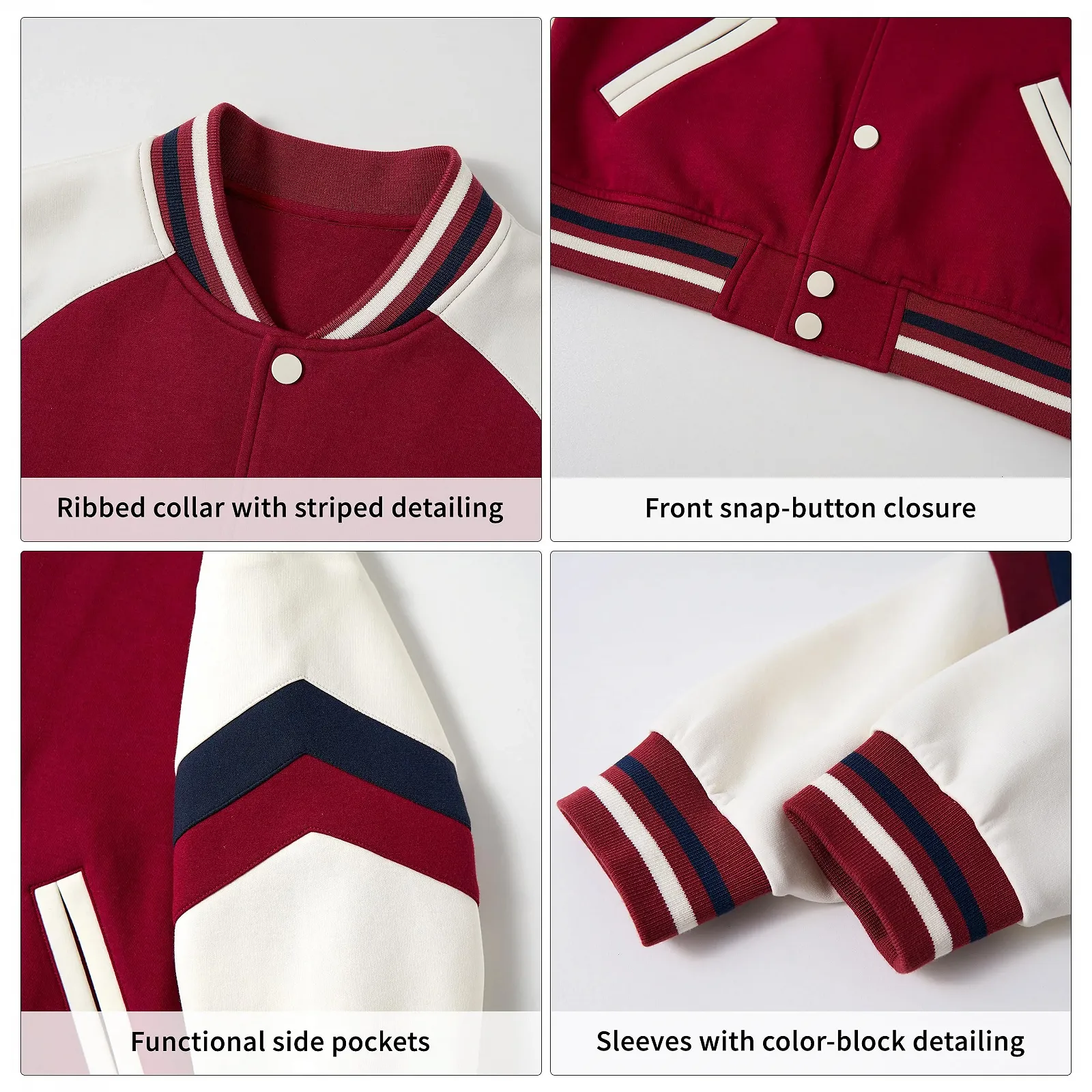 Бейсбольна куртка для дівчат Rolanko, спортивна, фото №5