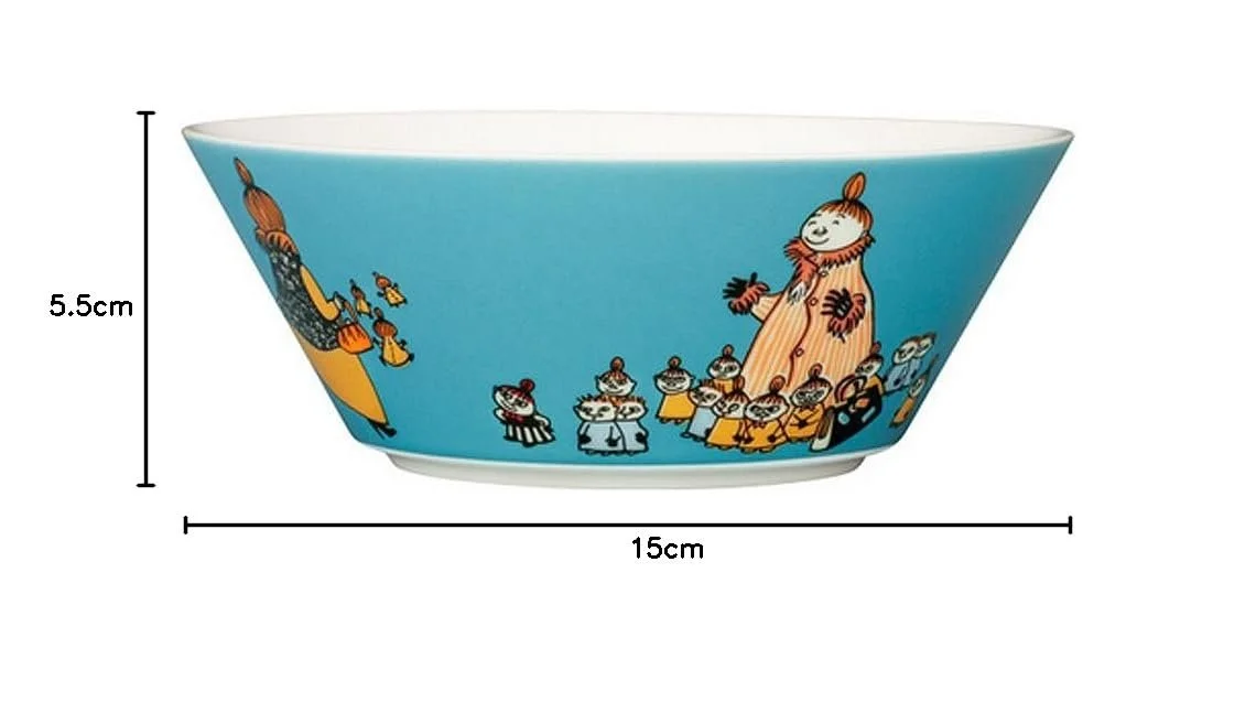Миска Arabia Finland Moomin Мама Мюмлы голубая, фото №5 Миска Arabia Finland Moomin Мама Мюмлы голубая, фото №5