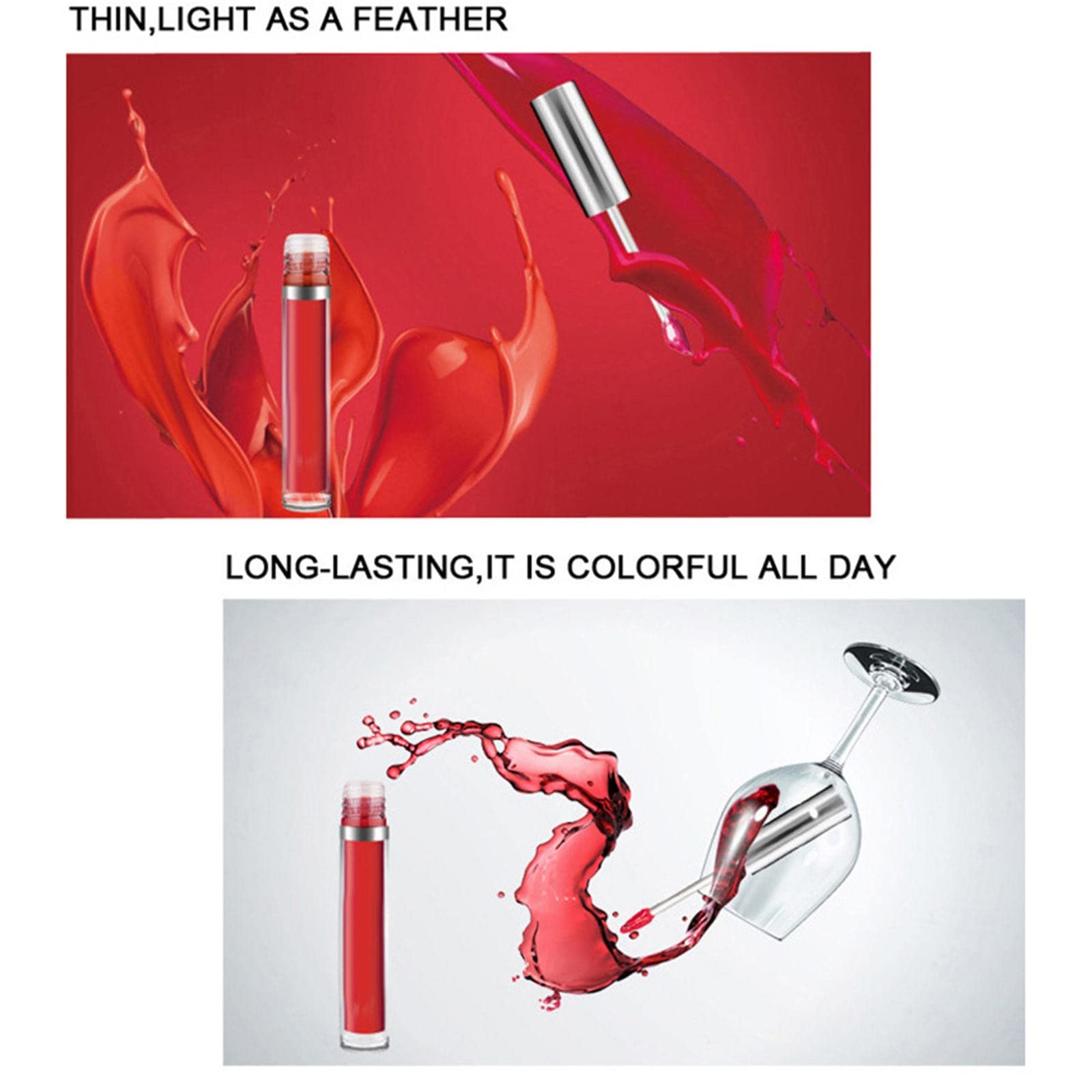 Блиск для губ Classic Long Lasting Smooth Soft Reach Color Full Lips Non Tacky Sheer Hochpigmentierter 3 мл, зелений, фото №2